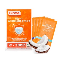 Полоски для отбеливания зубов Bitvae BV018 Teeth Whitening Strips (Coconut)