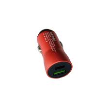АЗУ Denmen DZ10 DUAL USB-C 18W/5V/3A + USB 5V/3A Quick Charge 3.0, красный