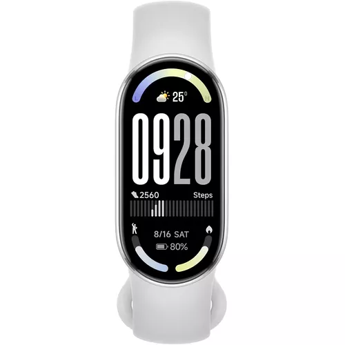 Фитнес-браслет Xiaomi Mi Smart Band 10, серебристый