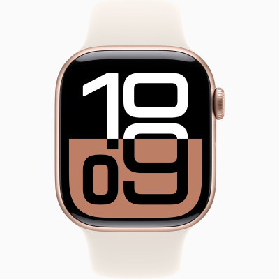 Умные часы Apple Watch Series 10 46mm Rose Gold Aluminium with Light Blush Sport Band