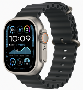 Умные часы Apple Watch Ultra 2 (2024) 49mm Titanium Case with Black Ocean Band (EU)