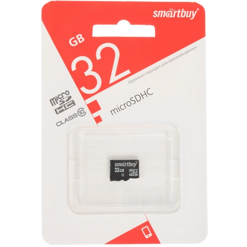Карта памяти Micro SD 32Gb Smart Buy Class 10