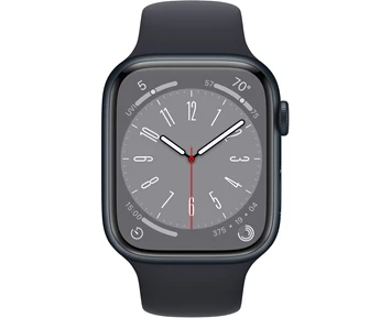Умные часы Apple Watch Series 8 45mm Midnight Aluminum Case with Black Sport Band (EU)