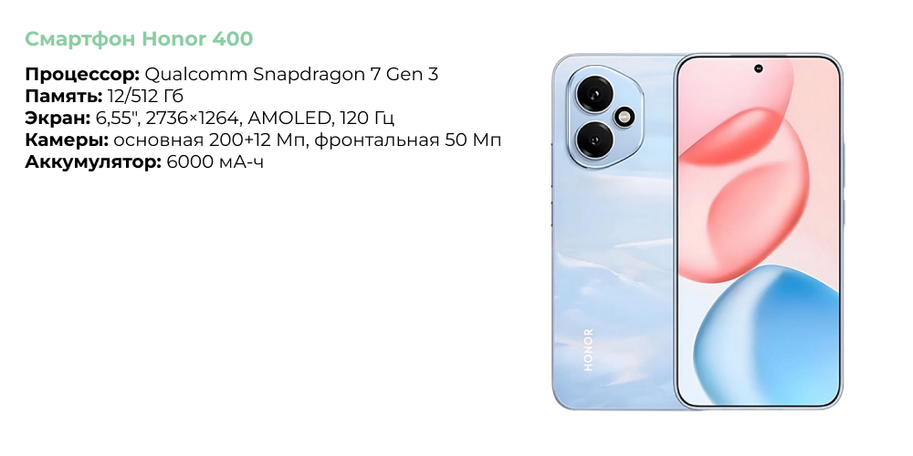 Смартфон Honor 400