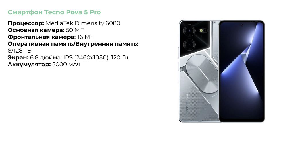 Смартфон Tecno Pova 5 Pro