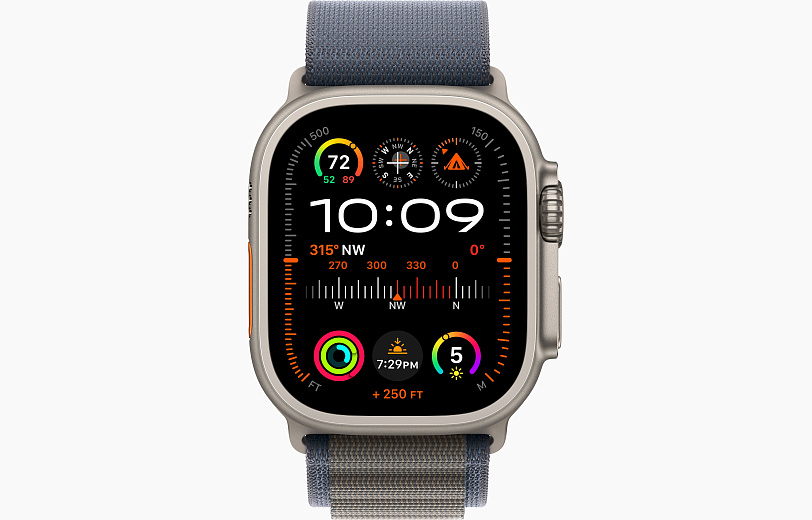 Умные часы Apple Watch Ultra 2 GPS+Cellular 49mm Titanium Case with Blue Alpine Loop (EU)