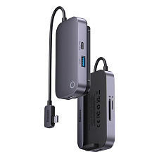 USB Хаб Baseus PadJoy 6-Port Type-C to HDMI 4K, USB 3.0, Type-C, Card Reader
