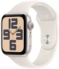 Умные часы Apple Watch SE (2024) 44mm Starlight Aluminium Case with Starlight Sport Band