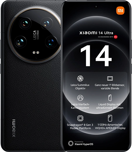 Смартфон Xiaomi 14 Ultra 16/512 ГБ, черный