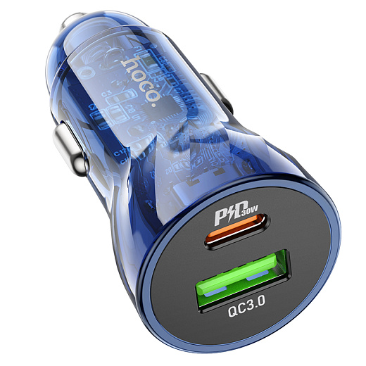 АЗУ HOCO Z47A 30W, QC3.0+PD20W (Usb-C+Usb-A)