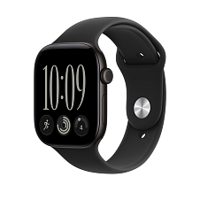 Умные часы Apple Watch Series 12 42mm Black Aluminium with Black Sport Band