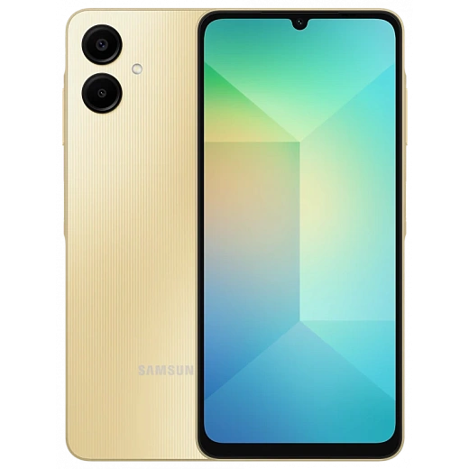 Смартфон Samsung Galaxy A06 4/128Gb, золотой