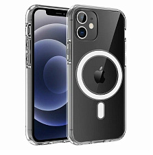 Накладка Magnetic Clear Case для iPhone 11 с MagSafe (аналог)