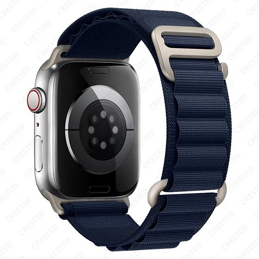 Ремешок Альпийская петля для Apple Watch 42/44/45/49 mm (Синий)