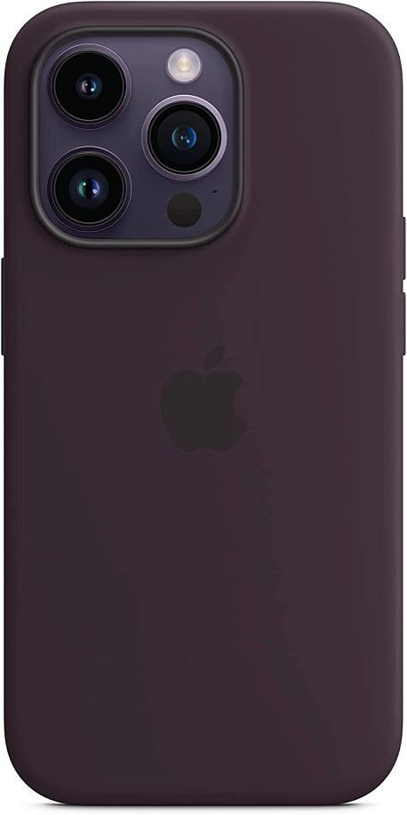 Чехол Apple Silicone Case MagSafe для iPhone 14 Pro Max (MPTP3FE/A) (Бордовый)