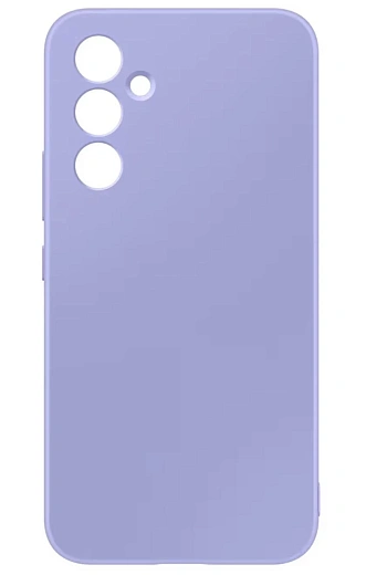 Накладка Silicone Cover для Samsung A34 (Сиреневый)