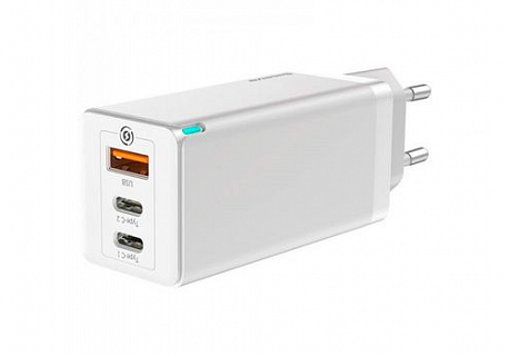 СЗУ Baseus GaN2 Pro 65W Quick Charger 2*USB-C + 1 USB (CCGAN2P-B02)
