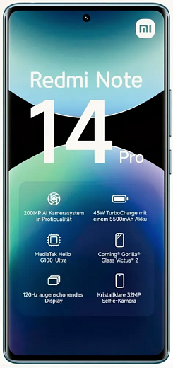 Смартфон Xiaomi Redmi Note 14 Pro 12/512Gb Blue