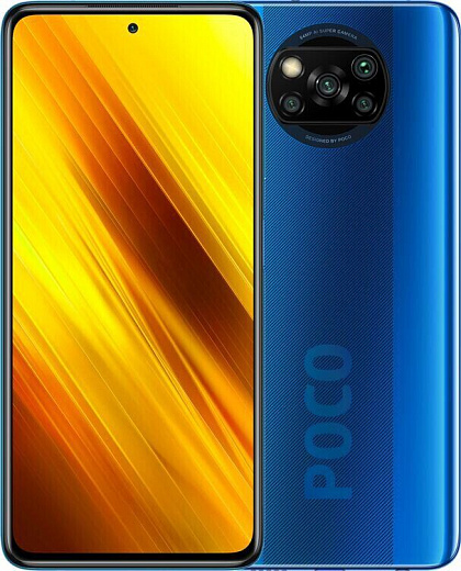 Смартфон Xiaomi Poco X3 NFC 6/128GB, синий кобальт