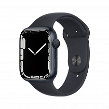 Умные часы Apple Watch Series 7 45 мм Aluminium Case RU, темная ночь