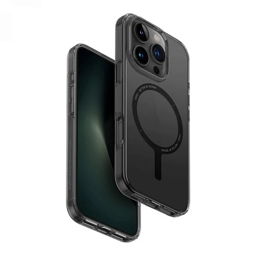 Накладка UNIQ Clario для iPhone 16 Pro Max (с MagSafe) (Серый)