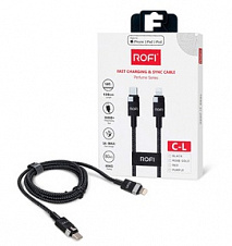 Кабель MFI ROFI USB-C and Lightning