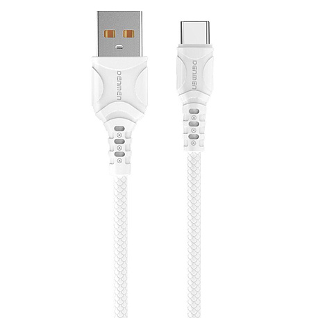 USB-кабель Denmen D08T на Type-C 3.6A, белый
