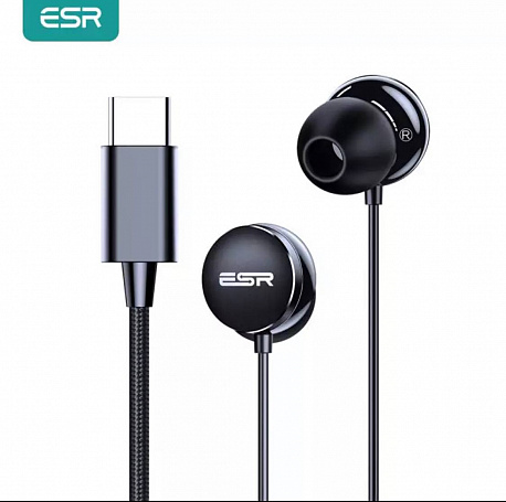 Наушники ESR Woven Wired Earphone (Type-C)