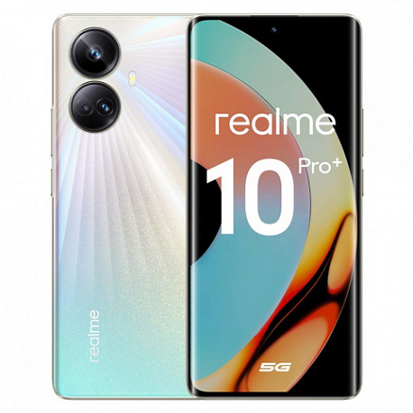 Смартфон Realme 10 Pro+ 12/256Gb, Золотой