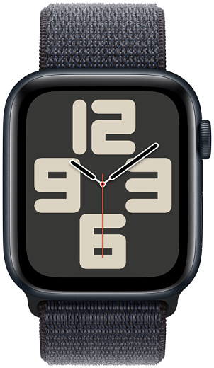 Умные часы Apple Watch SE (2024) 40mm Midnight Aluminium Case with Black Sport Loop (EU)