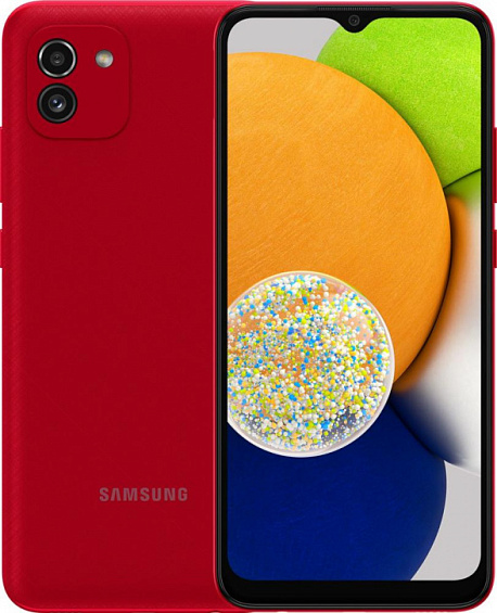 Смартфон Samsung Galaxy A03 3/32GB, Red (EU)