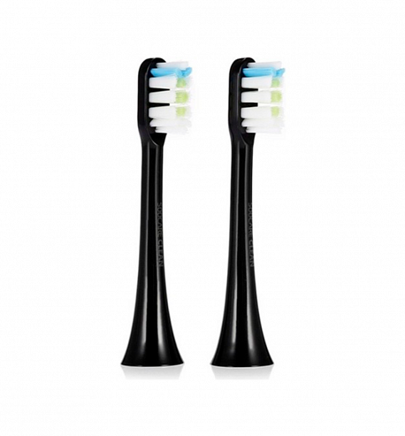 Сменные насадки для зубных щеток Soocas X3/X3U/X5/X1/V1/D3 Pro, Black (2шт)