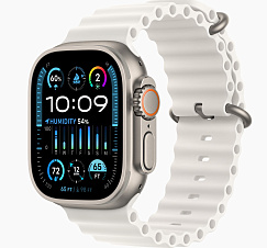 Умные часы Apple Watch Ultra 2 GPS+Cellular 49mm Titanium Case with White Ocean Band (EU)