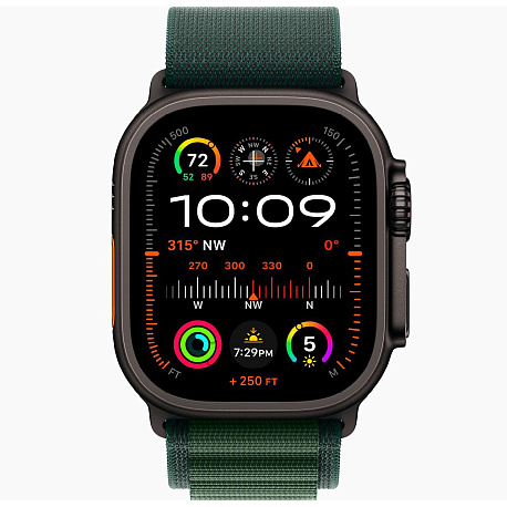 Умные часы Apple Watch Ultra 2 GPS+Cellular 49mm Black Titanium Case with Dark Large Alpine Loop(EU)