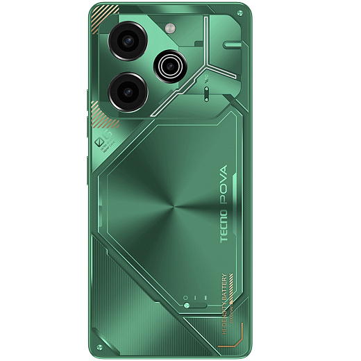 Смартфон Tecno Pova 6 Pro 5G 12/256 ГБ, зеленый