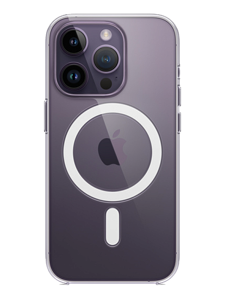 Накладка Magnetic Clear Case для iPhone 14 Pro Max (Аналог с MagSafe)
