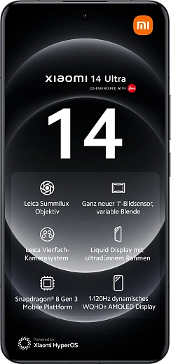 Смартфон Xiaomi 14 Ultra 16/512 ГБ, черный