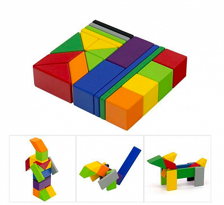 Магнитный конструктор Xiaomi Mitu Child Magnetic Building Blocks (MTJM01MT)