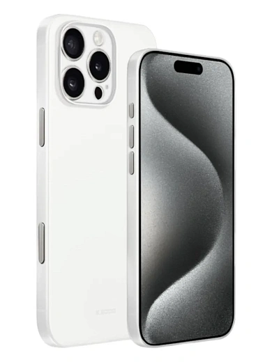 Накладка KZDOO Air Skin для iPhone 16 (Белый) Накладка KZDOO Air Skin для iPhone 16 (Белый)