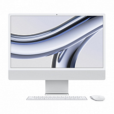 Apple iMac 24" Retina 4,5K, (M3 8C CPU, 10C GPU), 8 ГБ, 256 ГБ SSD, серебристый