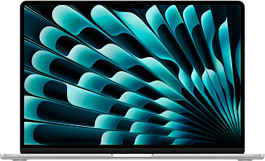 Ноутбук Apple MacBook Air 15" (M2, 8C CPU/10C GPU, 2023), 8 ГБ, 512 ГБ SSD, Silver