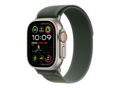 Умные часы Apple Watch Ultra 2 (2024) 49mm Titanium Case with Green Trail Loop (EU)