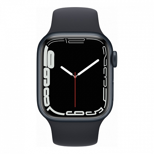 Умные часы Apple Watch Series 7 41 мм Aluminium Case RU, темная ночь