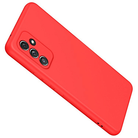 Накладка Silicone Cover для Samsung A34 (Красный)