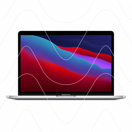 Ноутбук Apple MacBook Pro 13" (M1, 2020) 8 ГБ, 512 ГБ SSD, Touch Bar Silver