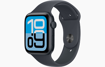 Умные часы Apple Watch SE 3 44mm Midnight Aluminium Case with Black Sport Band (EU)