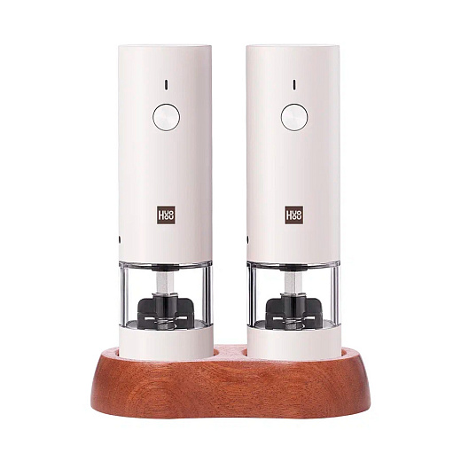 Набор мельниц для специй HuoHou Electric Mini Grinder Rechargable, белые (HU0278)