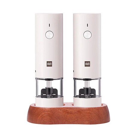 Набор мельниц для специй HuoHou Electric Mini Grinder Rechargable, белые (HU0278)