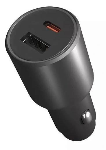АЗУ Xiaomi Car Charger 1A1C 43W, USB-A+USB-C, черное