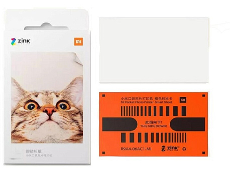 Фотобумага для принтера Xiaomi Mi Portable Photo Printer (20 шт)